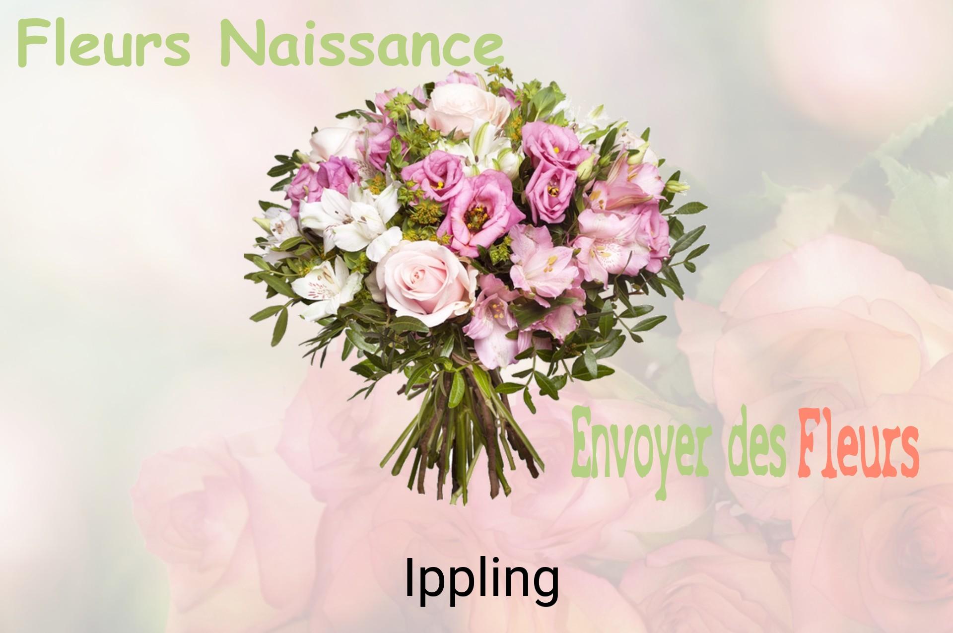 Bouquet de fleurs de naissance livré à Ippling